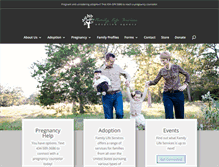 Tablet Screenshot of familylifeservices.org